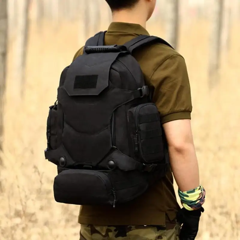 

Durable Backpacks Wear-resistant Waist Bag Camping Backpacks Outdoor Large Knapsack Combination Climbing Rucksack