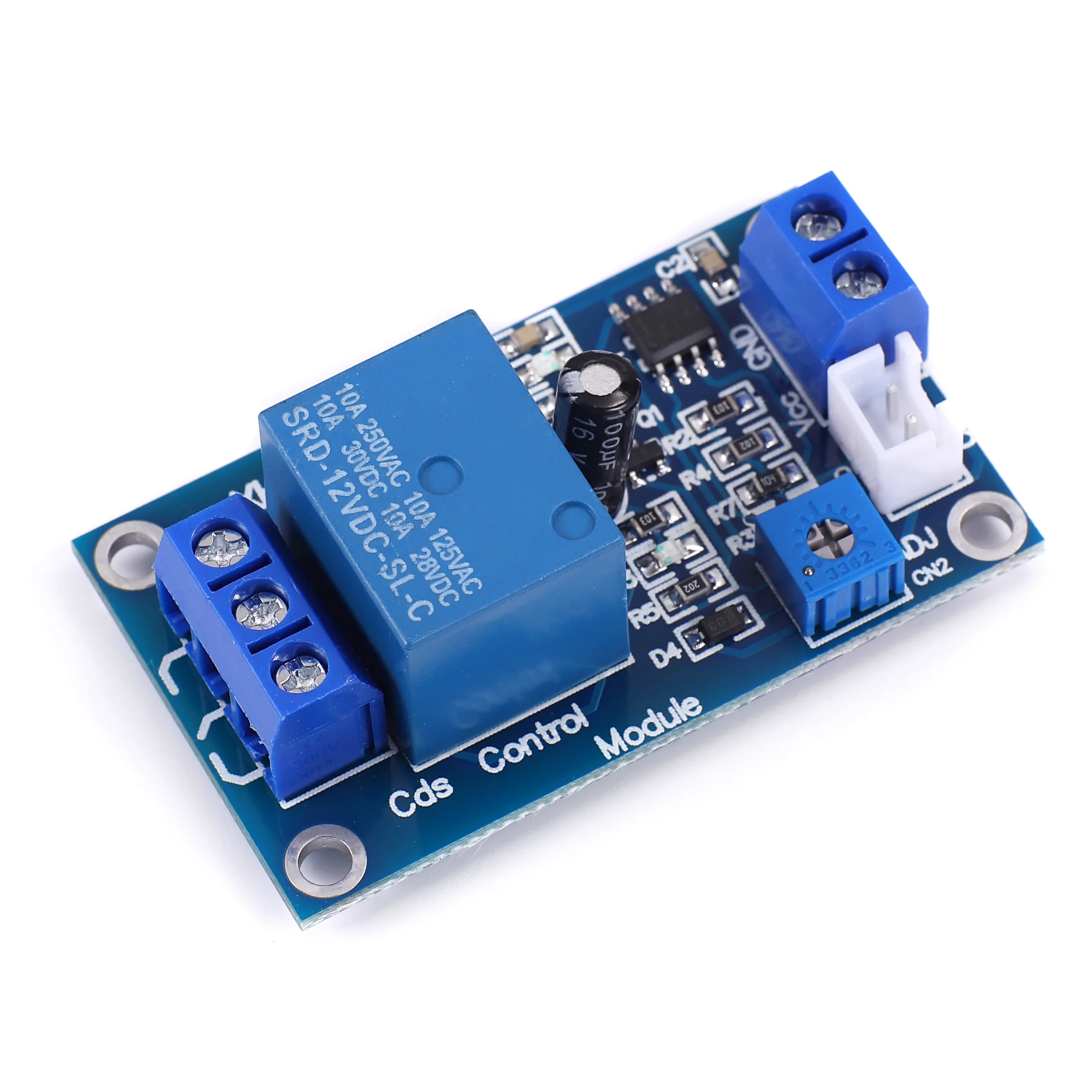 XH-M131 DC 5V 12V 24V 10A Light Control Switch Photoresistor Relay Module Detection Sensor brightness Automatic Control Module relay module sensor module light sensor module