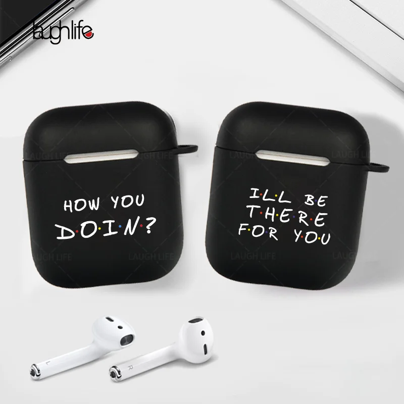 Чехол для наушников ТВ друзья Apple Air pods 2 чехол зарядного бокса AirPods 1 жесткий