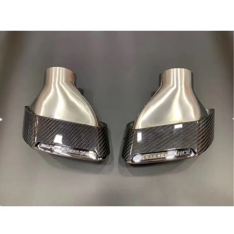 NEW MODEL CARBON FIBER MP STYLE EXHAUST TIPS FOR G30 G38 MUFFLER TIP PIPES EXHAUST TAIL END TIPS