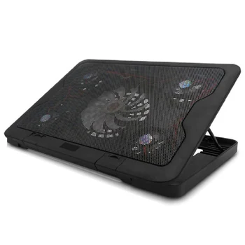 

NCP88 PC Laptop Cooler Cooling Pad Chill Mat 5 Quiet Fans LED Lights Blue Low Noise JHP-Best