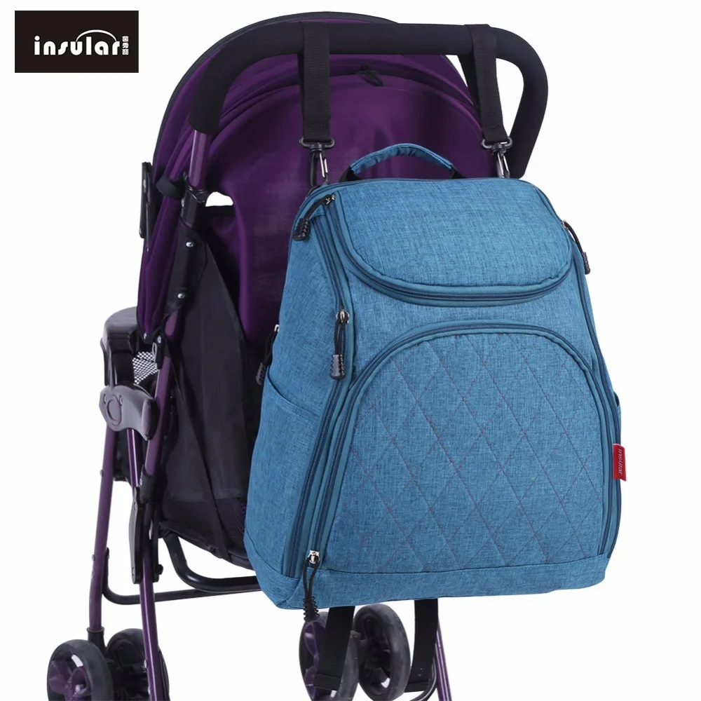

Hot Insular Baby Mummy Maternity Nappy stroller changing Bag Large Capacity Travel Backpack Diaper Designer Nursing Bags For Mom