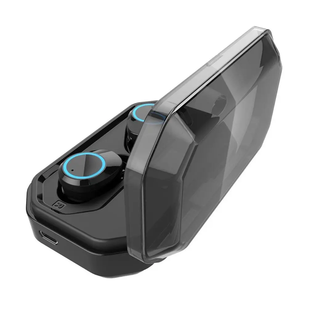 Wireless Earphones True Stereo Headphone In-ear Earbuds Hifi Sport Headset With Dual Digital Display Touch Control