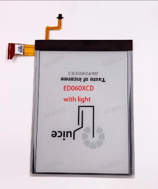 ED060XCD eink ЖК-экран с подсветкой без сенсорного экрана для чтения электронных книг