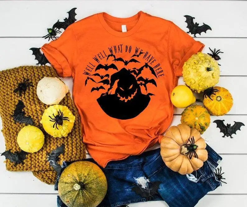

pumpkin print halloween tshirt plus size women aesthetic 2019 woman shirts 90s christmas mama print casual pink clothes