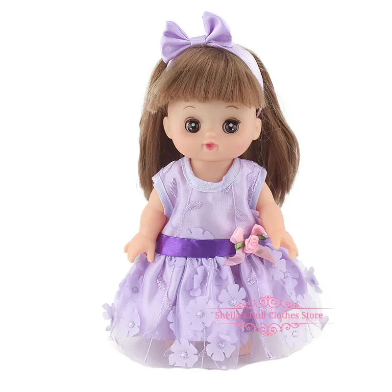 Модный милый полосатый комбинезон для 25 см Mellchan Baby Doll аксессуары для одежды - Цвет: a7