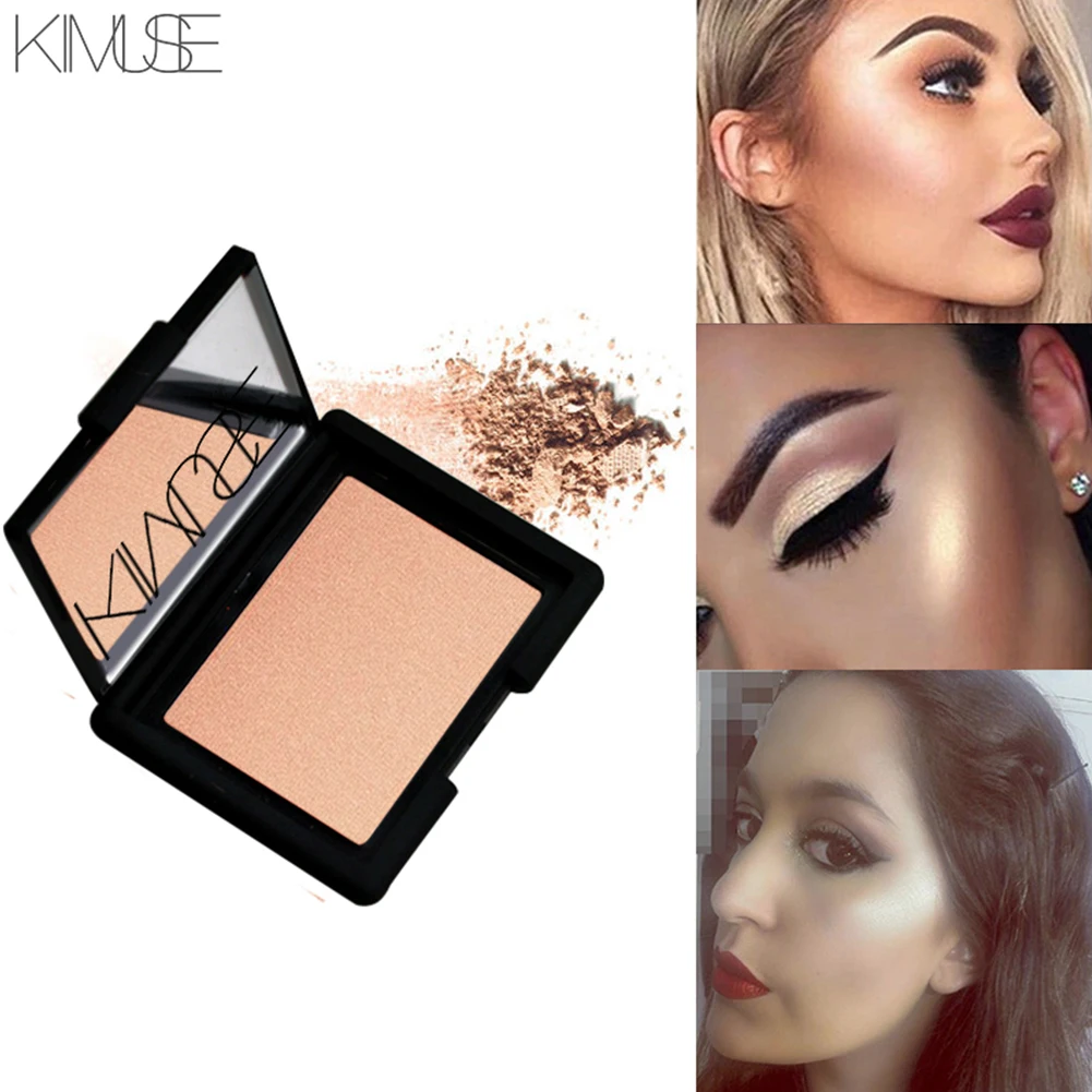 

KIMUSE Highlighter Blush Bronzer and Highlighter Make up Glow kit Powder Highlighter Contour iluminador maquiagem