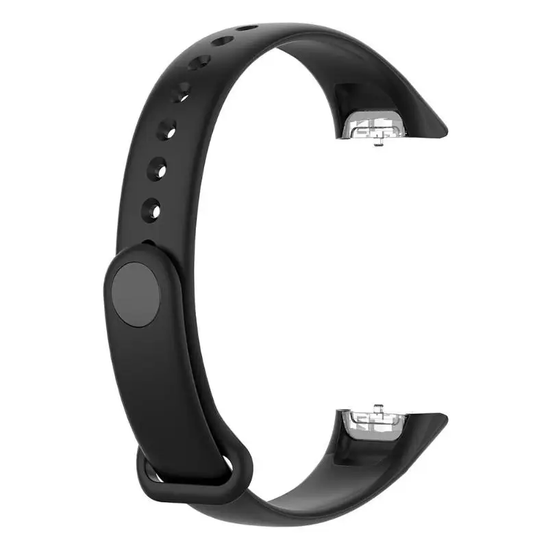 Замена TPE группа Sweatproof водонепроницаемый ремешок браслет для samsung Galaxy Fit SM-R370 аксессуары - Цвет ремешка: Black