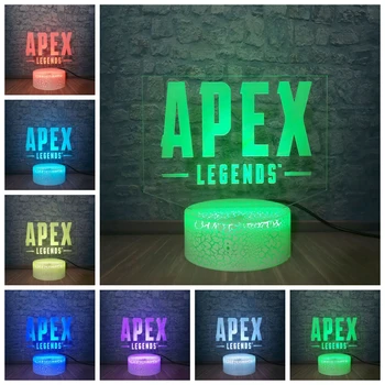 

Apex Legends Battle Royale Game Hero Figure Model Night Light Touch 3D APEX Table Lamp For Child Room Decor Teen Creative Gifts