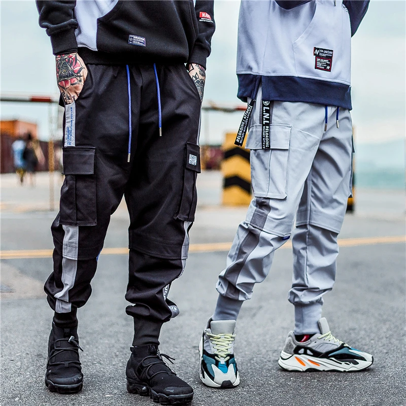 

Winter Casual Hip Hop Punk Harem Harajuku Pants Men Streetwear Tactical hIpster Trousers Baggy military Sweatpant Jogger Fashion