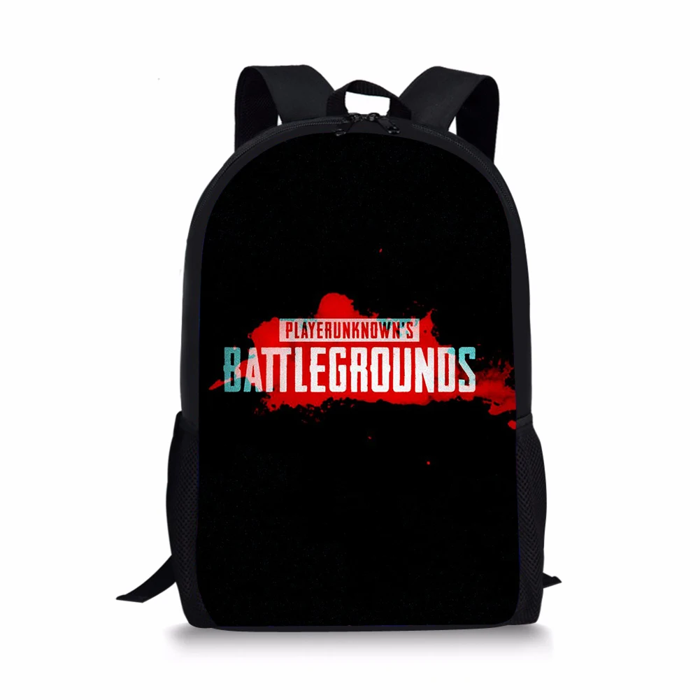 THIKIN Горячая игра PUBG BATTLEGROUNDS 3 шт. комплект школьных сумок с курицей ужин мальчик девочка подростков мужской студенческий рюкзак женский рюкзак - Цвет: as picture