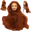 NK2022 One Pcs Newest Style Variety Doll Head Girl Long Hair Doll Accessories 1/6 Doll Best DIY Gift Girl Toy 12X ► Photo 3/6