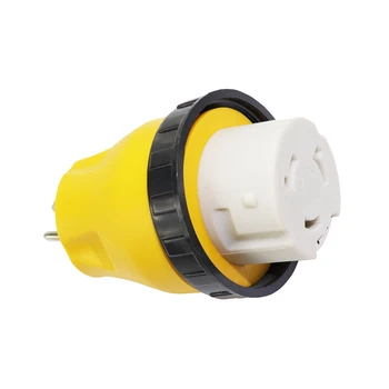 

RV Electrical Adapter Plug 15 AMP Male to 50 AMP Female for Motorhome Camper