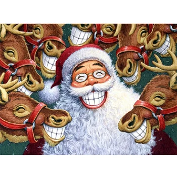 

DIY 5D Diamond Painting elk old man diamond painting beginner gift artist home decoration round diamond square diamond