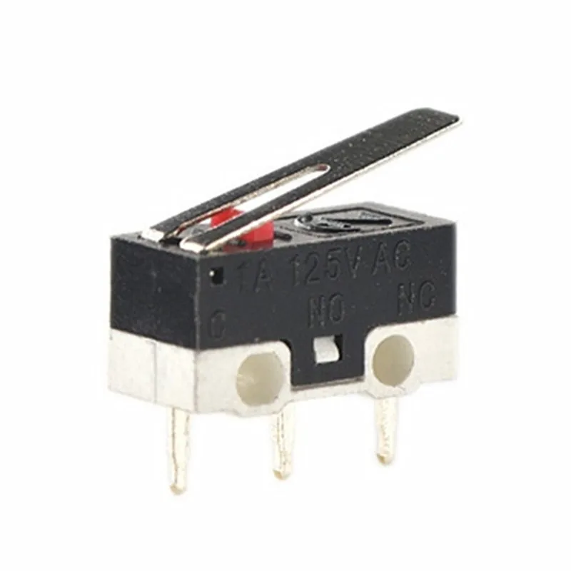 5PCS/Lot Micro Switch Push Button Switch 3 Pin 1A 125V AC Mini Light Touch Switch for Mouse
