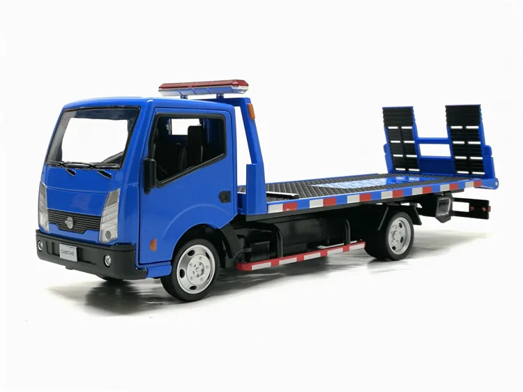 1:32 Масштаб трейлер автомобиль грузовик игрушки модели тракторов платформа сплав трейлер детские игрушки с новой коробкой - Color: A