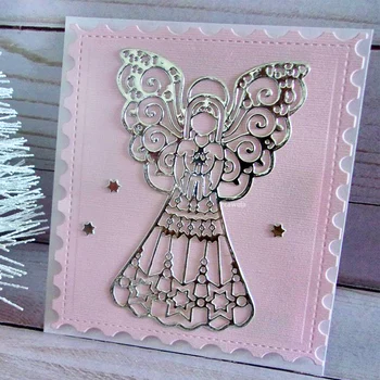 

Angel Girl Metal Cutting Dies Love Flower Stencil For DIY Scrapbooking Card Decorative Embossing