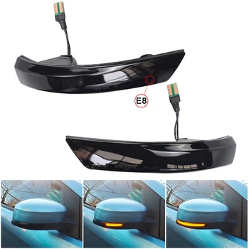 

Scroll LED Dynamic Turn Signal Light Side Wing Mirror Flashing Light Repeater Blinker For Ford Focus 2 3 Mk2 Mk3 Mondeo Mk4