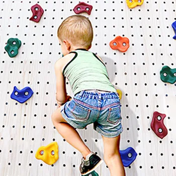 

Feet Rock Climbing Holds Grip PE Indoor Non-toxic Frosted Plastic Kids