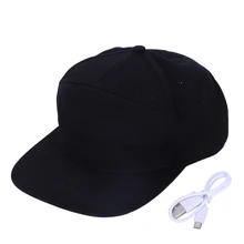 Bluetooth приложение управление светодиодные фонари шляпа программируемый рулон сообщения дисплей шляпа для вечерние