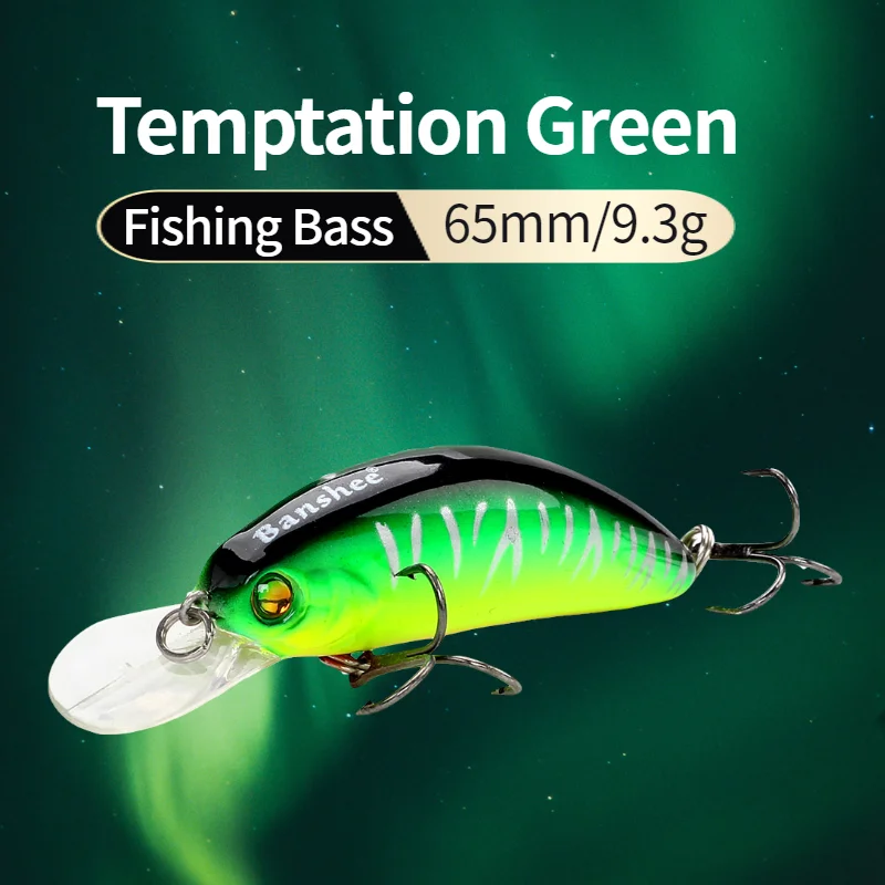 Banshee 65 мм 9 3g GO CM003 форель окунь нь рыболовные приманки плавающий Wobbler