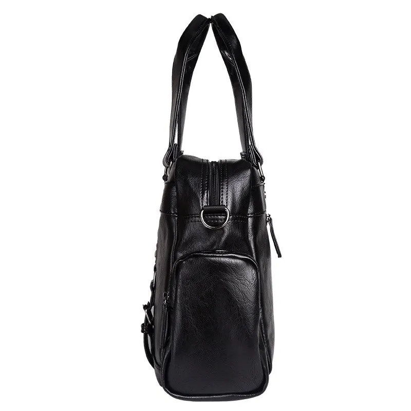 Hot Business briefcase men's bag skin cross-section handbag men Shoulder Messenger bag package Computer bag
