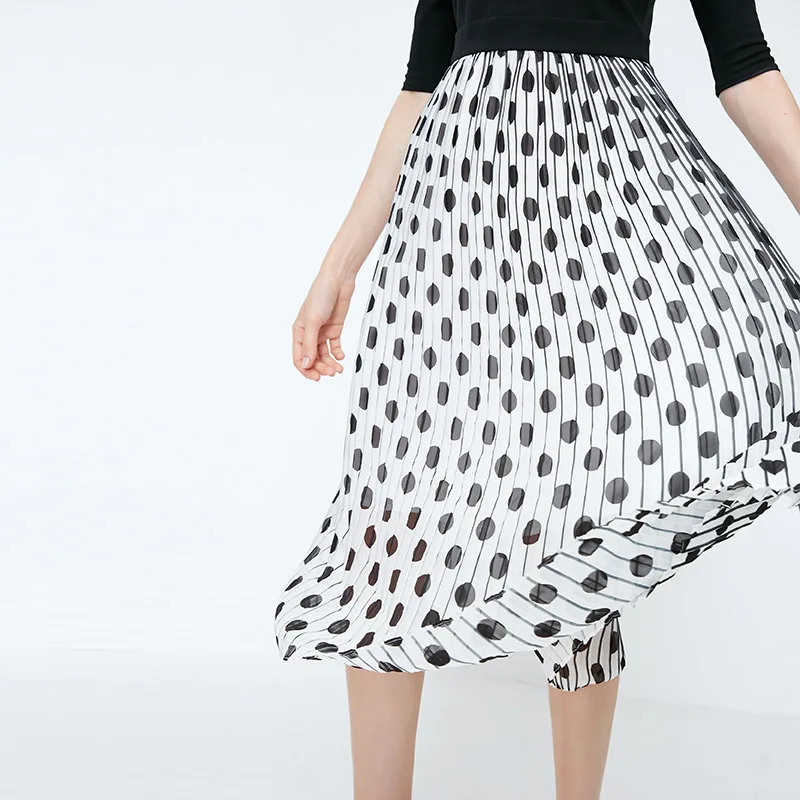 Vero Moda Новое поступление платье в горошек с вырезом лодочкой и рукавами 3/4 | 31837C537