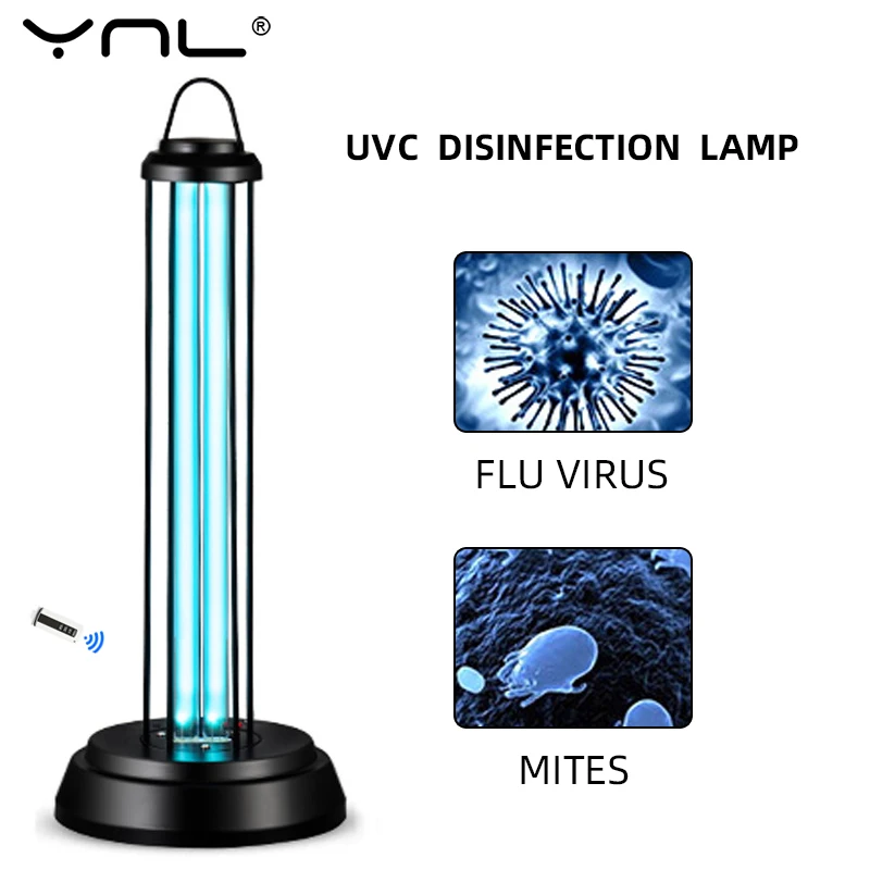 

Uv Sterilizer Light Tube Bulb Disinfection Bactericidal Ultraviolet Lamp Remote Control Mite Lights Ozone Germicidal Quartz Lamp