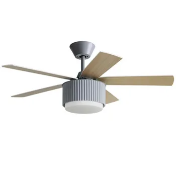 

Designer's Lamp Nordic Restaurant Electric Fan Chandelier Bedroom Cafe Mute Dimming Table Cake Fan Light