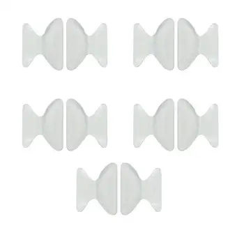 

5 Pairs Anti Slip Silicone Nose Pads For Eyeglasses Sunglass Glass Spectackles Black/white