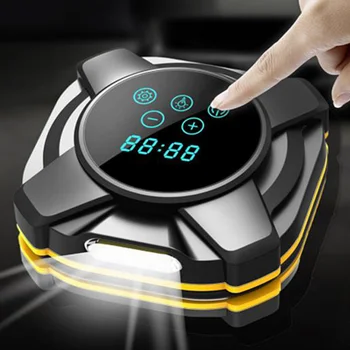 

HF5201 All Touch Screen Digital Tire Inflator for Car w/Auto Pump/Shut Off Feature, Portable Air Compressor, Carrying Case