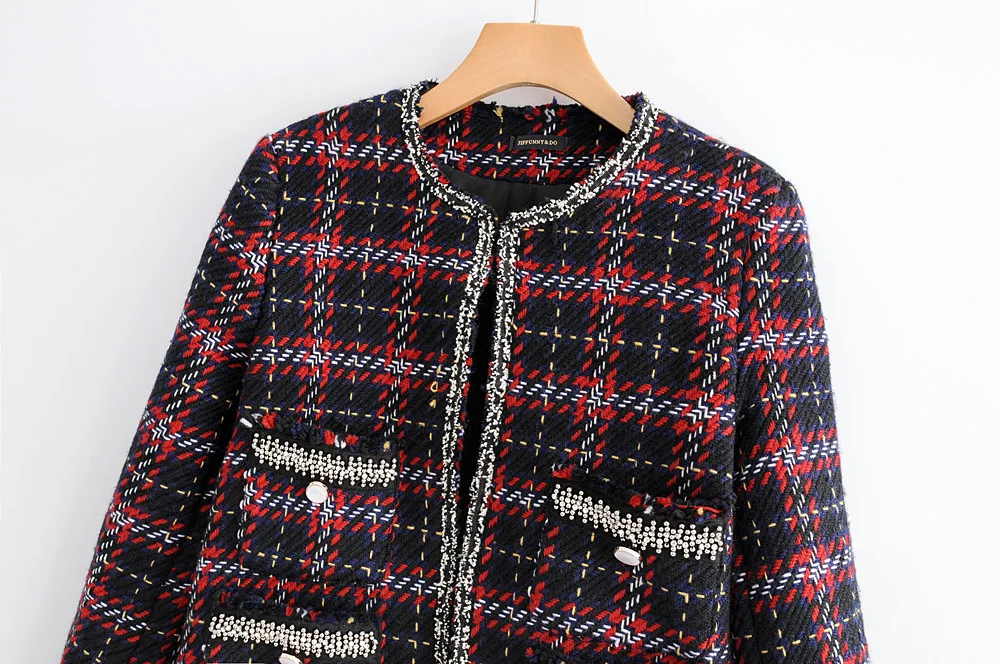 

2018 Western Style Jewelry Inlaid Soft It Coat Women's A1514