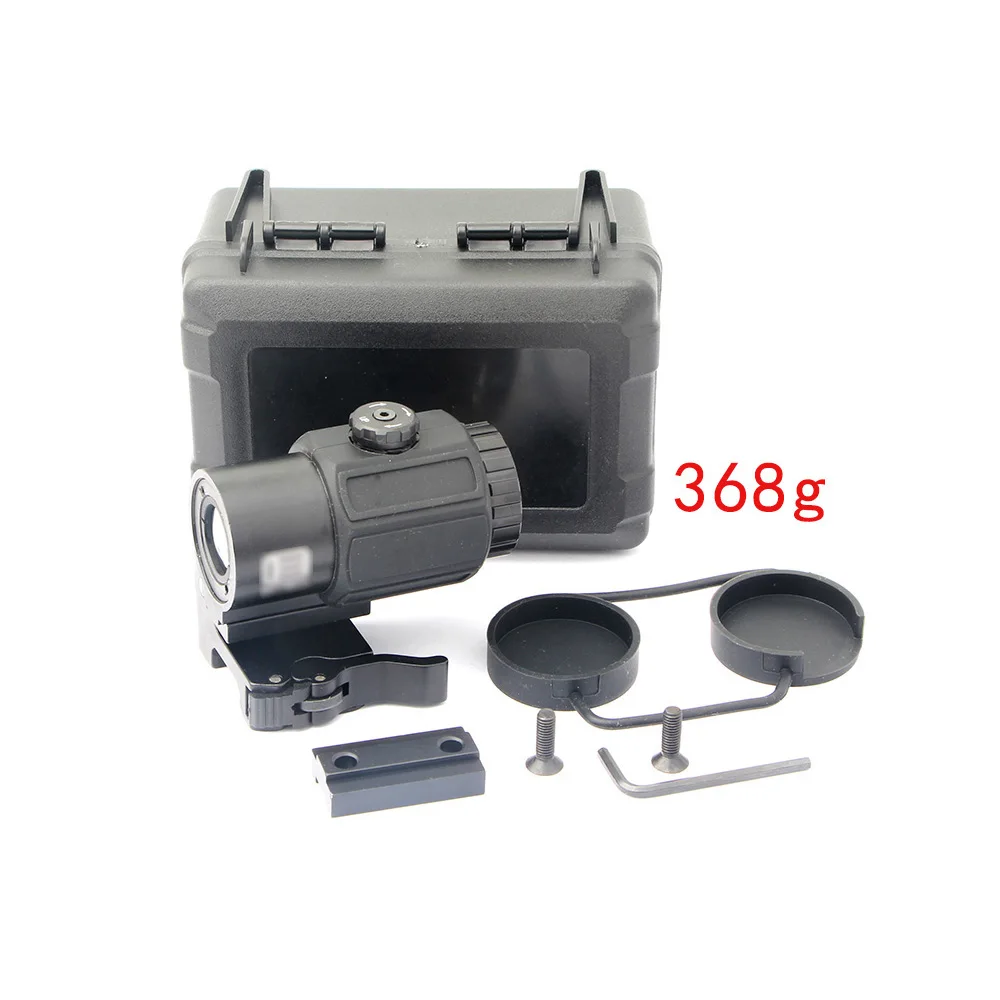 

G43 3x Magnifier Scope Sight with Switch to Side STS QD Mount Fit for 20mm rail Rifle Gun Tactical Hunting