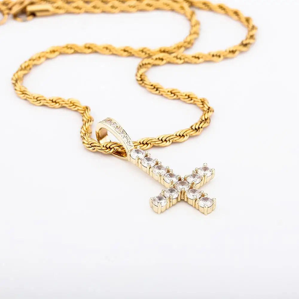 Topgrillz New Upside Down Cross Pendant 