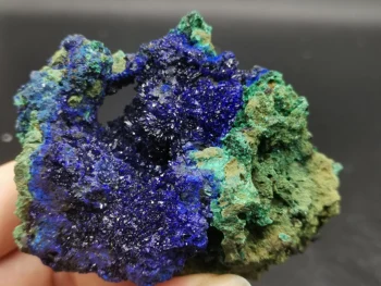 

148gRare natural quartz crystal natural azurite Malachite gemstone paragenetic stone aural energy healing mineral samples·