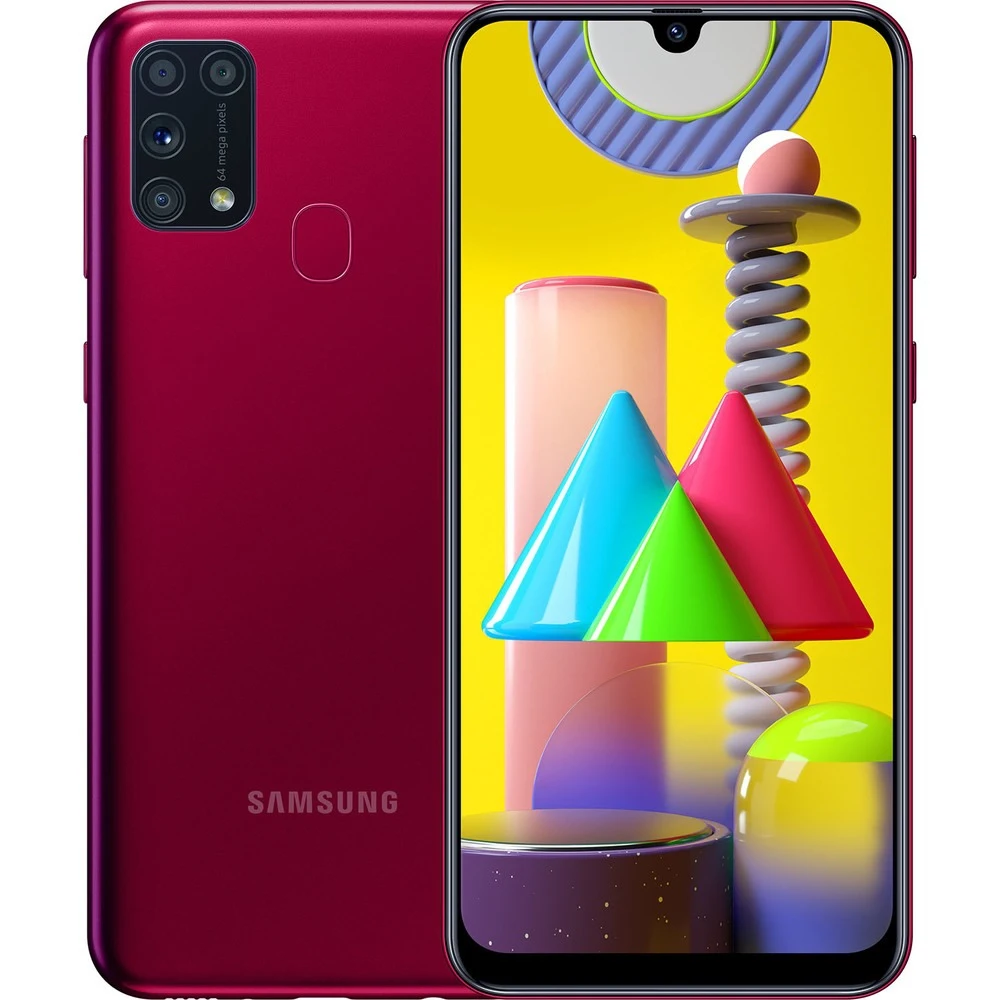 Смартфон Samsung Galaxy М31 (2020) 128 ГБ красный | Мобильные телефоны и аксессуары