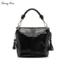 Tonny Kizz роскошные сумки из натуральной кожи женские сумки дизайнерские сумки через плечо Аллигатор сумки через плечо с печатным рисунком Лидер продаж