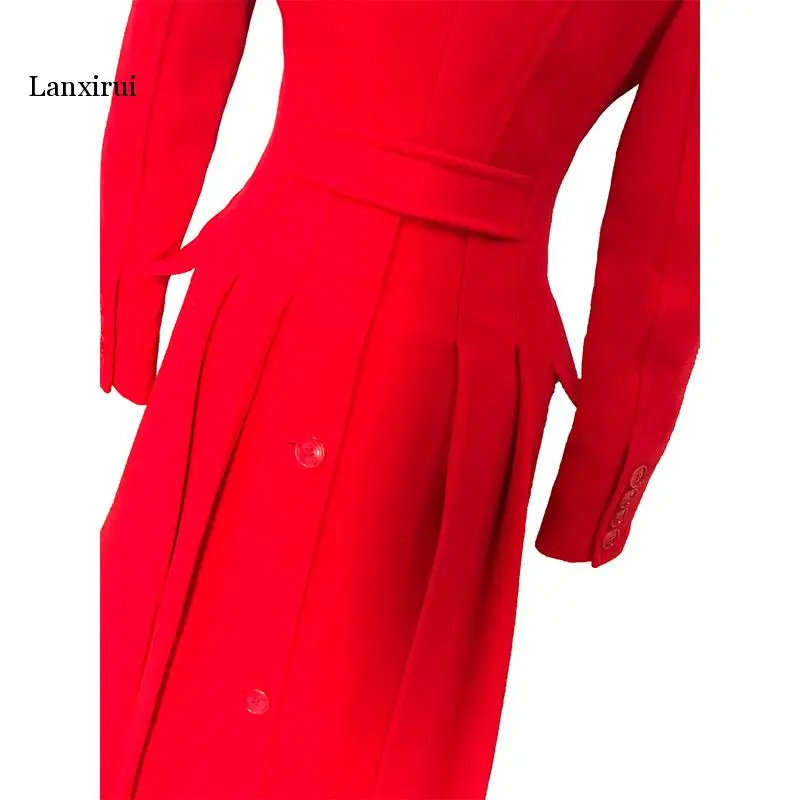thick woolen coat female autumn and winter new