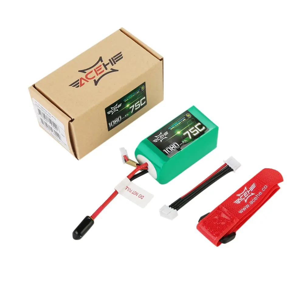 ACEHE 11 1 V 1080mAh 75C Lipo батарея 3S1P 11.99WH с высоким током разрядки TX30 Разъем для RC Raing Quacopter