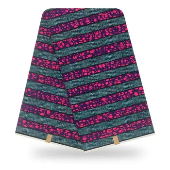 

Nigerian Wax African Fabric 6Yard Ankara Fabric Cotton 2019 High Quality African Original Print Fabrics Wax Veritable Wax Soft
