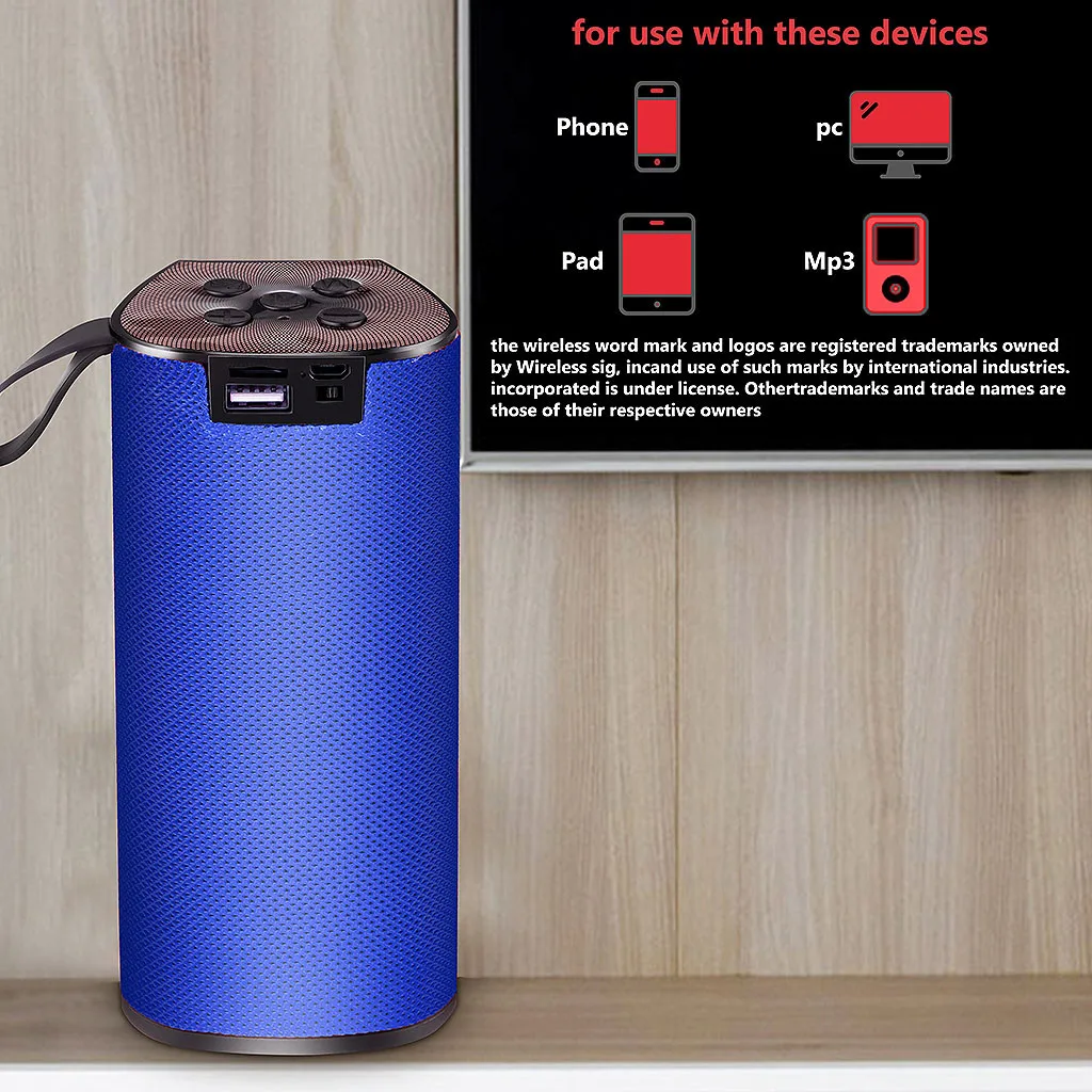 Портативная Bluetooth Колонка 35 # 10 Вт портативный беспроводной динамик s