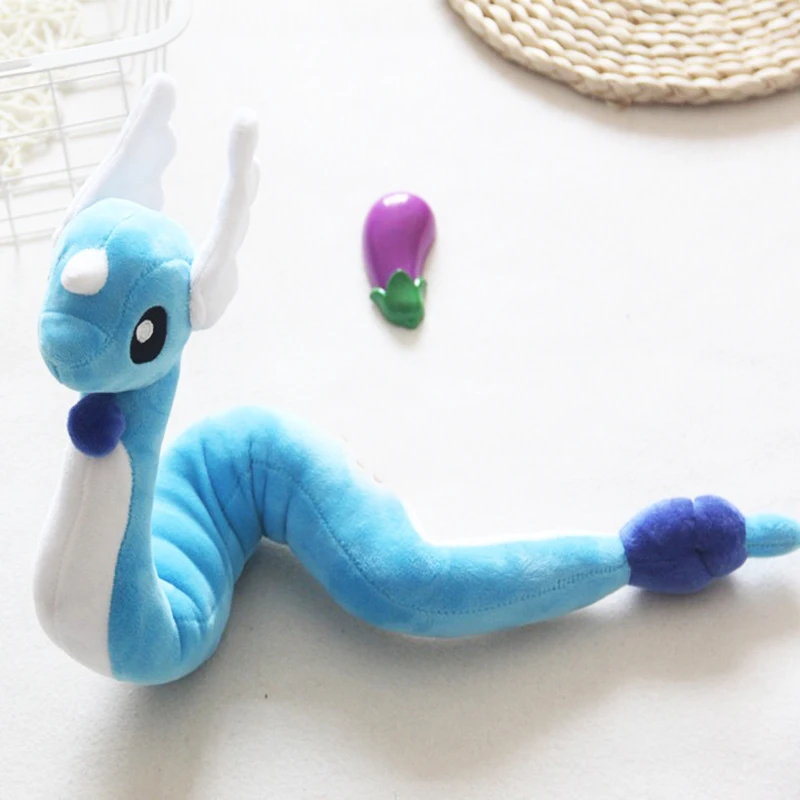 70/100 см Dragonair любой изгиб милая плюшевая мягкая плюшевая кукла аниме детства Дракон белого и голубого цвета, для праздника на Рождество и день рождения