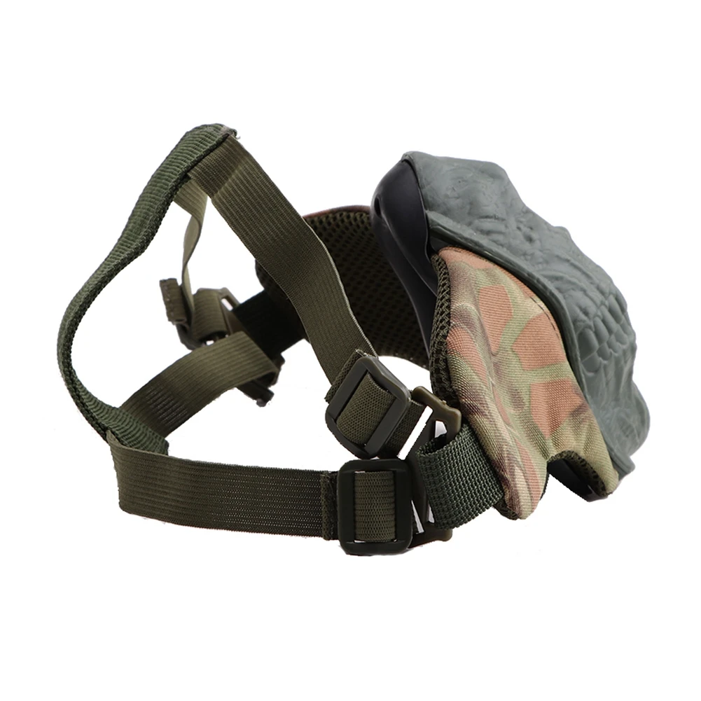 Новая маска для лица камуфляжная Легкая Складная защита для полости рта для CS спичек велосипедная маска
