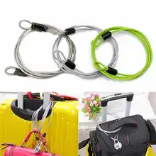 100 см x 2 мм Велосипедный спорт безопасности петля кабельный замок велосипедные тормоза скутер u-замок безопасности и выживания 8,1