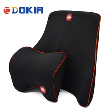 

DOKIA Soft Car Headrest Neck Pillow Car Seat Back Waist Lumbar Support Cushion Pillow for Car and Office Chair Accessories