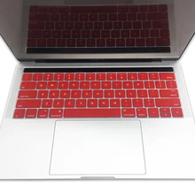 28.7cm x 10cm 실리콘 키보드 커버 보호자 피부 애플 맥북 프로 맥 에어 11.6 인치 소프트 키보드 스티커 8 색(China)