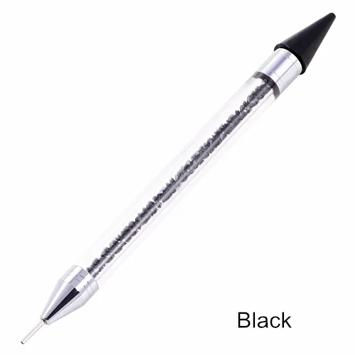 1pc Black Pencil Высокое качество, цветные хрустальные карандаши, стразы для дизайна ногтей, инструменты для самостоятельной сборки одежды, бусинки, алмазные карандаши B1287 - Цвет: 1pc Black Pencil