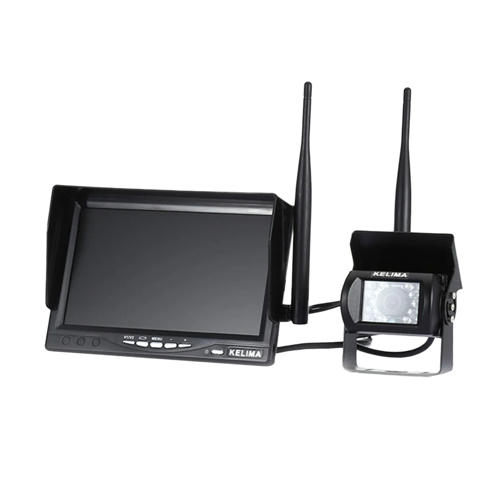 Wireless Rear View Infrared Camera and 7 Inch Monitor Display for Car Bus Truck Wireless Rear View Infrared Camera and 7 Inch Monitor Display for Car Bus Truck
