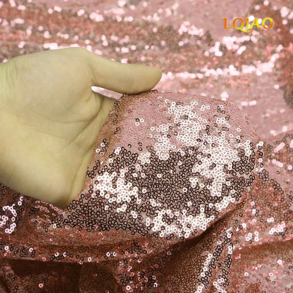 Pink Rose Gold Sequin Backdrop 001