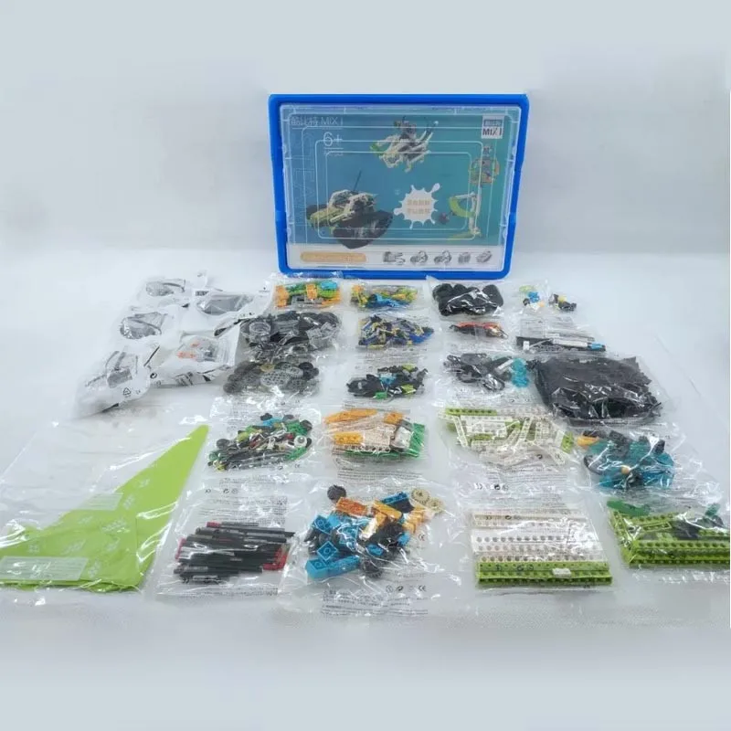 

NEW 840Pcs+ Technology STEM Robot Science Set Robotic Educational Set DIY Bricks Compatible with legoes Wedo 9686 Toys